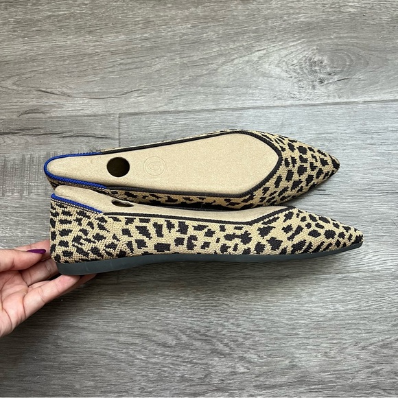 ROTHY’S The Point flats leopard print size 6 - Picture 3 of 9